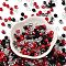 Glass Beads, Faceted, Rondelle, Silver, 6x5mm, Hole: 1mm, about 280pcs/60g