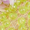 Transparent Acrylic Beads, Round, Green Yellow, 20mm, about 110pcs/500g.
