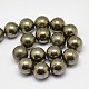 Natural Pyrite Beads Strands&nbsp;G-L031-14mm-01-3