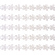 ポリエステルレーストリム  花柄  ホワイト  40mm&nbsp;OCOR-TAC0008-20-2