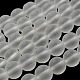 Baking Paint Transparent Glass Bead Strands&nbsp;GLAA-S031-10mm-13-1