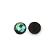 パウアシェルカボション  半円  10x2mm&nbsp;SHEL-WH0001-002B-2