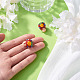 2Pcs Handmade Lampwork Bumpy Beads&nbsp;LAMP-TA0002-51B-5
