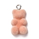 Flocky Resin Pendants&nbsp;RESI-D052-01C-1