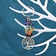 Natural Gemstone Keychain&nbsp;KEYC-JKC00163-02-4