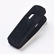 フロッキークリップ  ブラック  71x22x25mm  穴：12x12mm&nbsp;TOOL-WH0079-03C-1