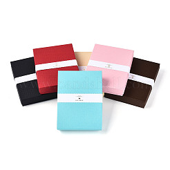 12Pcs 6 Colors Cardboard Jewelry Set Boxes&nbsp;CBOX-N015-05C