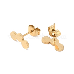 304 Stainless Steel Stud Earrings&nbsp;EJEW-K285-04G