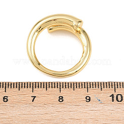 Brass Cuff Rings for Women&nbsp;RJEW-Z113-15G