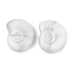 Shell Food Grade Eco-Friendly Silicone Focal Beads&nbsp;LS-SIL-CJC0009-02F