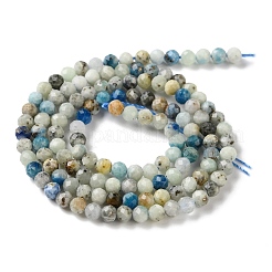 Natural Blue Azurite Beads Strands&nbsp;GG-CBAE031-A03-3mm