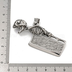 304 Stainless Steel Big Pendants&nbsp;STAS-D110-03AS
