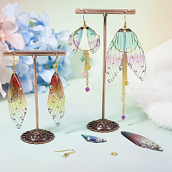 DIY Butterfly Wings Dangle Earring Making Kit&nbsp;DIY-TA0004-45