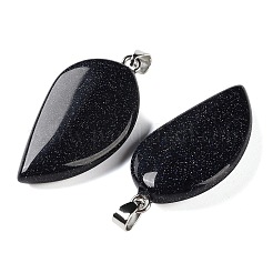 Synthetic Blue Goldstone Pendants&nbsp;GG-CBACB71-05P-11