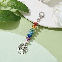 Tree of Life Tibetan Style Alloy Pendant Decorations&nbsp;HJEW-JM01661