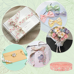 Cotton and Linen Ribbon&nbsp;SRIB-WH0012-13C