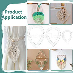 Acrylic Knitting & Macrame Feather Tassel Tool&nbsp;DIY-WH0453-81A