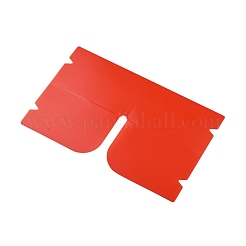 Portable Foldable Plastic Mouth Cover Storage Clip Organizer&nbsp;AJEW-E034-71D