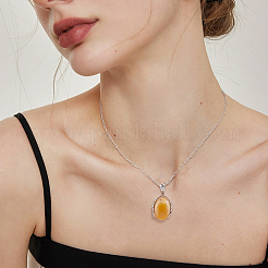 1Pc 925 Sterling Silver Pendant Cabochon Settings&nbsp;STER-BC0003-78A