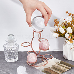 7-Slot Iron Easter Egg Display Stands&nbsp;ODIS-WH0058-21A-RG