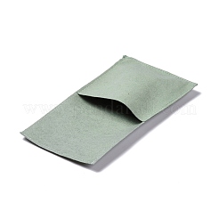 マイクロファイバーギフト包装ポーチ  ジュエリーポーチ  ダークシーグリーン  15.5x8.3x0.1cm&nbsp;ABAG-Z001-01C