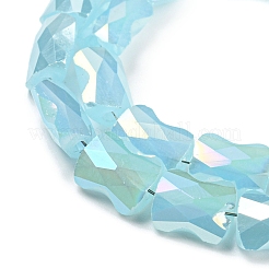 AB Color Plate Glass Beads Strands&nbsp;EGLA-P051-06B-C02