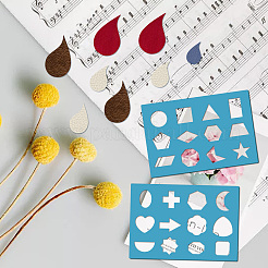 Acrylic Earring Handwork Template&nbsp;DIY-WH0359-024