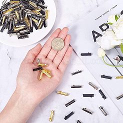 DIY作りセット  ポリエステルコード付き  DIYの靴ひもヘッド修理  プラスチック製の弾性糸通し装置はゴムバンドツールと鉄製縫製針装置を着用する  ミックスカラー  22x5x6.5mm  穴：1mm&nbsp;DIY-PH0024-34