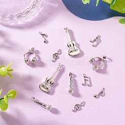 12Pcs 6 Styles Brass Pendants&nbsp;FIND-TA0008-88P