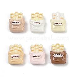 オペーク樹脂カボション  模造食品  バゲット  13x10x5.5mm&nbsp;RESI-K043-07B