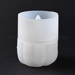 Halloween Theme DIY Pumpkin Jack-O'-Lantern Storage Box & Lid Silicone Molds Set&nbsp;DIY-G058-A01
