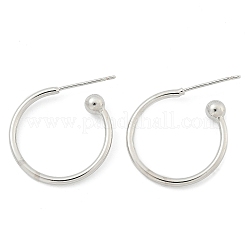 Brass Stud Earrings&nbsp;EJEW-L245-001P