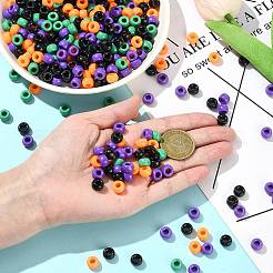 800Pcs 4 Colors Opaque Plastic Beads&nbsp;KY-FS0001-41