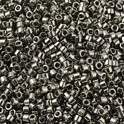 MIYUKIデリカビーズ  シリンダー  日本製シードビーズ  11/0  (db0021) ニッケルメッキ  1.3x1.6mm  穴：0.8mm  約10000個/袋  50 G /袋&nbsp;SEED-X0054-DB0021