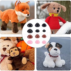 12 Styles Plastic Dog Safety Craft Noses&nbsp;FIND-GF0004-64