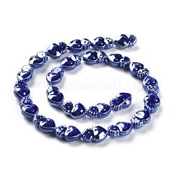 Glazed Porcelain Beads&nbsp;PORC-M003-09J