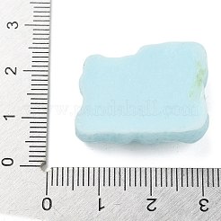 樹脂カボション  ダブルベア  空色  20.5x25.5x9mm&nbsp;RESI-R456-06C