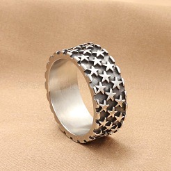 Punk Style 304 Stainless Steel Finger Rings for Men&nbsp;FS-WG83721-04
