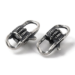 タイスターリングシルバーカニカン925個  クラウン  アンティークシルバー  15x7.5x6mm  穴：3.5x3.5mm&nbsp;STER-D003-46AS