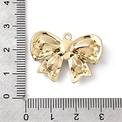 合金ラインストーンペンダント  蝶  ラックめっき  ゴールドカラー  ミックスカラー  20.5x29.5x6mm  穴：1.6mm&nbsp;FIND-H055-06G