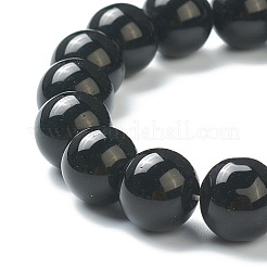 Round Glass Beads Stretch Bracelets for Teen Girl Women&nbsp;BJEW-A117-E-21