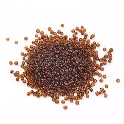 12/0 ガラスシードビーズ  透明色  コーヒー  直径2mm  穴：0.6mm  約30000個/ポンド&nbsp;SDB11