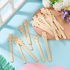 50Pcs Wooden Cakesicle Sticks&nbsp;AJEW-TA0018-01B