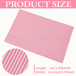 Stripe Pattern Cotton Cloth Fabric&nbsp;DIY-WH0888-235C