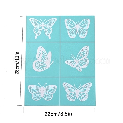 2Pcs Self-Adhesive Silk Screen Printing Stencil&nbsp;DIY-OC0008-013