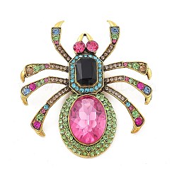 Spider Alloy Rhinestone Brooches&nbsp;JEWB-Q006-05A