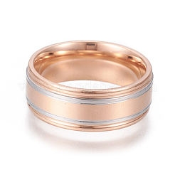 304 Stainless Steel Finger Rings&nbsp;RJEW-F098-13RG