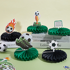 2Bags 2 Styles Football Theme Paper Cake Toppers&nbsp;AJEW-WR0003-62