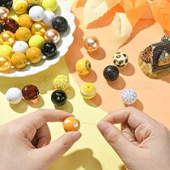 DIY Bubblegum Bracelet Pendant Decoration Making Kit for Sunflower Theme&nbsp;MACR-CJC0005-02A-01