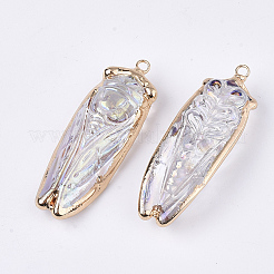 Electroplate Glass Big Pendants&nbsp;X-G-S344-49
